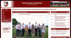 Desktop Screenshot of peelafc.com