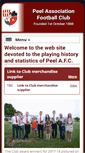 Mobile Screenshot of peelafc.com